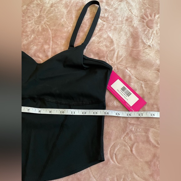 Terez Black cami corset crop top with Adjustable Straps - Picture 4 of 4